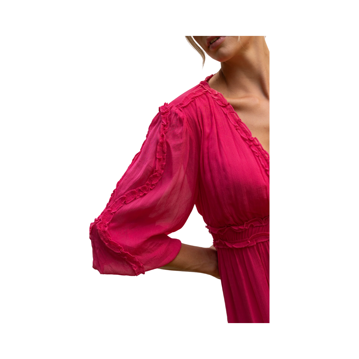Valentina Mini Dress - Raspberry