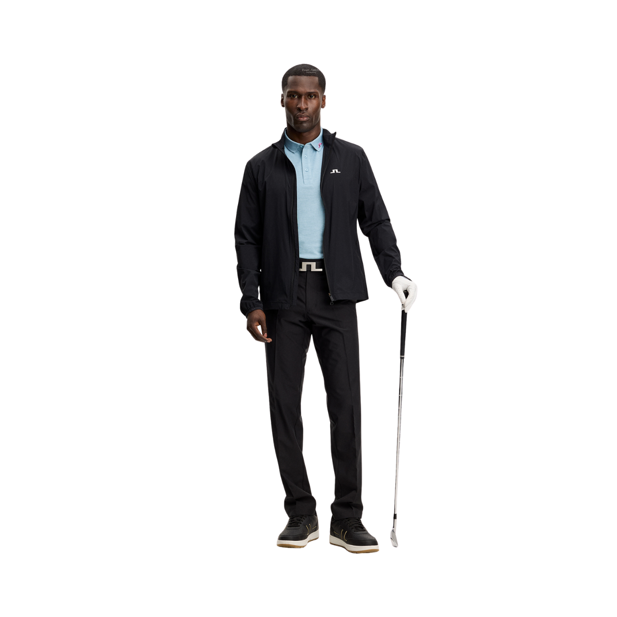 Tour Tech Pique Polo - Forget-Me-Not Melange