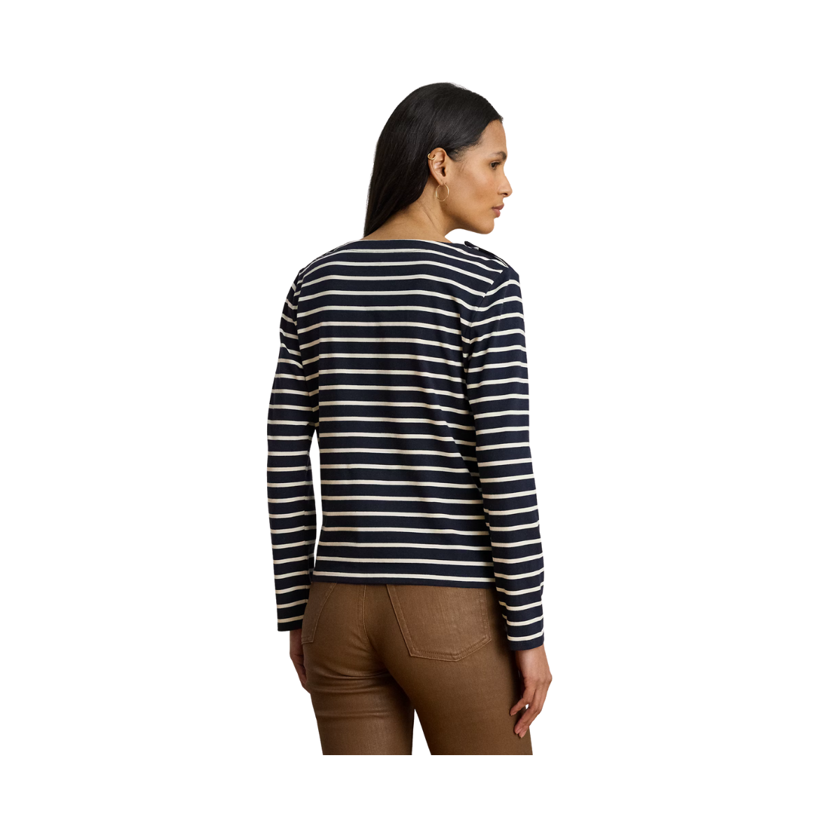 Crevan Pullover - Lauren Navy/Mascarpone Cream