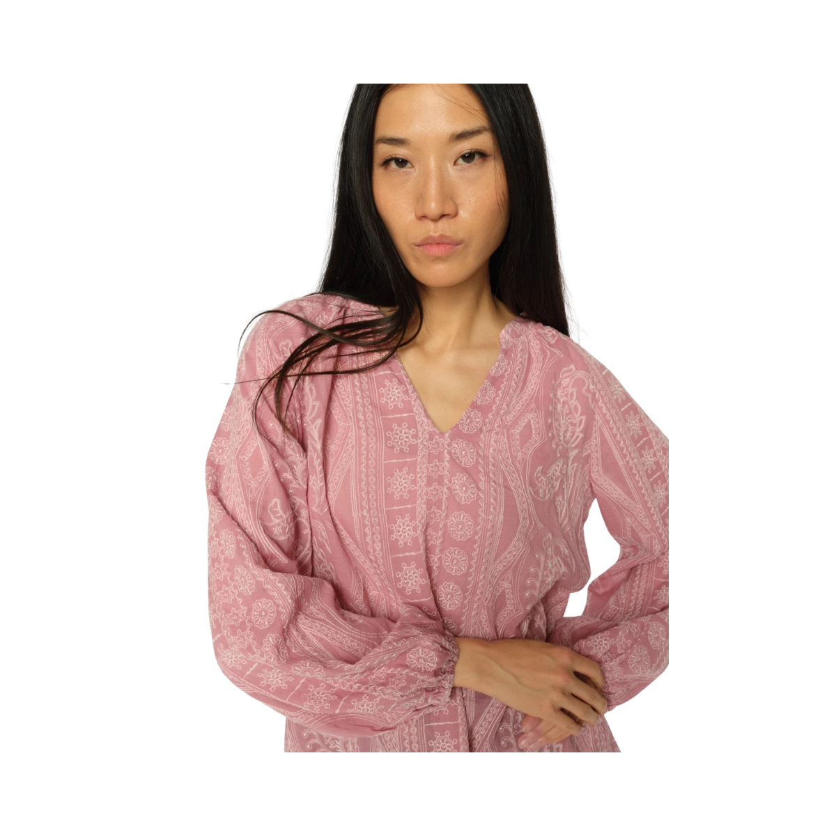 MMGata Allo Blouse - Dusty Rose