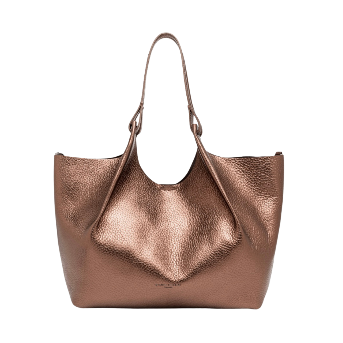 Dua Leather Handbag - Moon