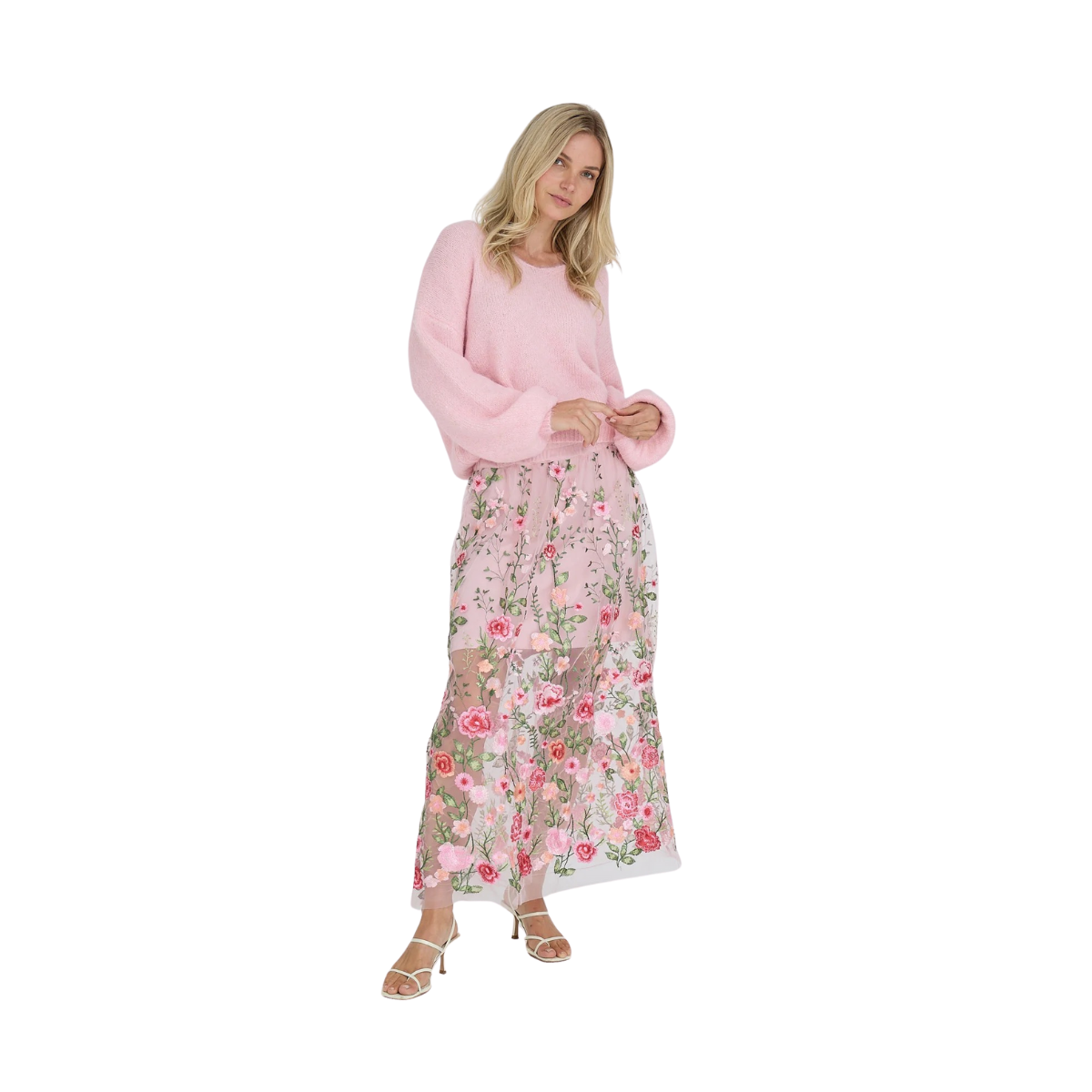 Fuschia Skirt - Rose/Red