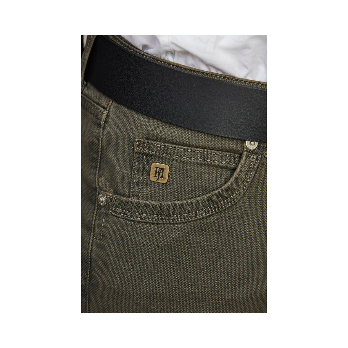 5-Pkt Cut'N Sew Bormio Print - Moss Green