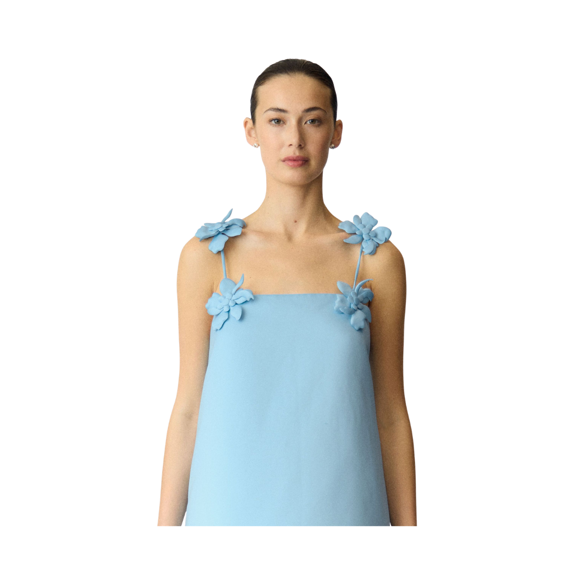 YASDouce Strap Midi Dress - Skyway