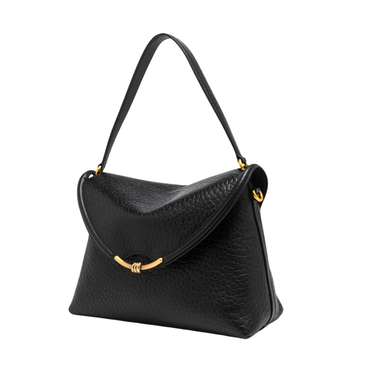 Bea Leather Handbag - Nero