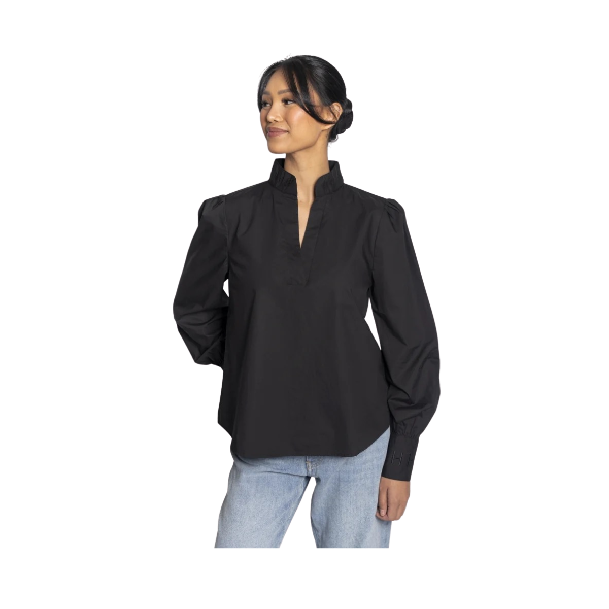 Mie Blouse - 9000 Jet Black