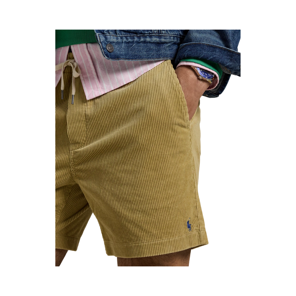 Cordyroy Prepster Shorts - Coastal Beige