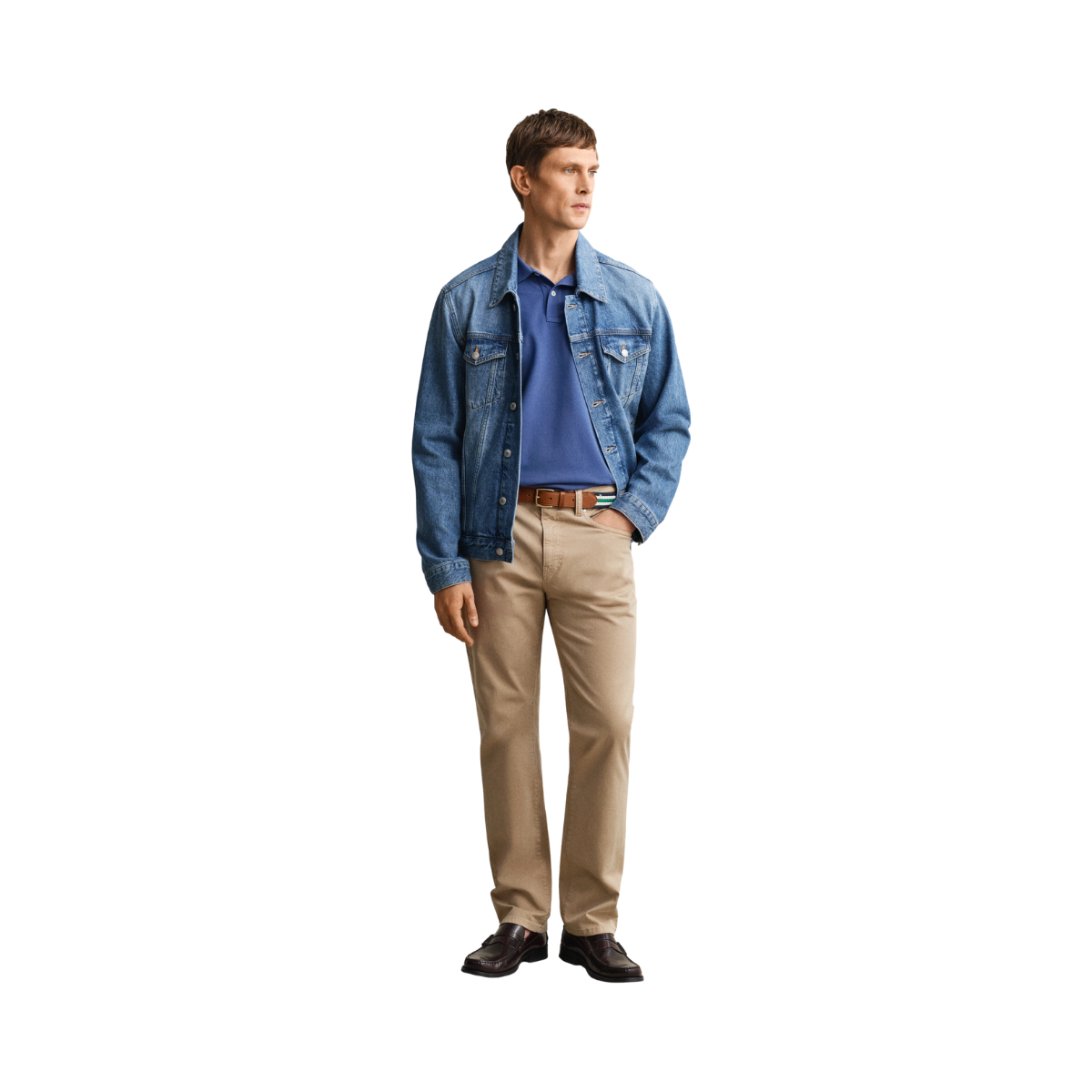 Shield SS Pique Polo - VINTAGE BLUE