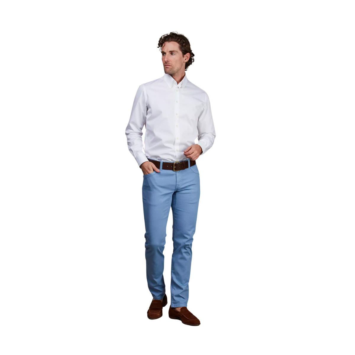 5-PKT CUT'N SEW PAN OXFORD, BLUE 44, 30/32 - 44 BLUE 44