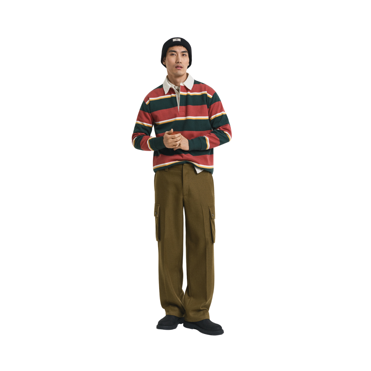 Striped Heavy Rugger - Modern Rust