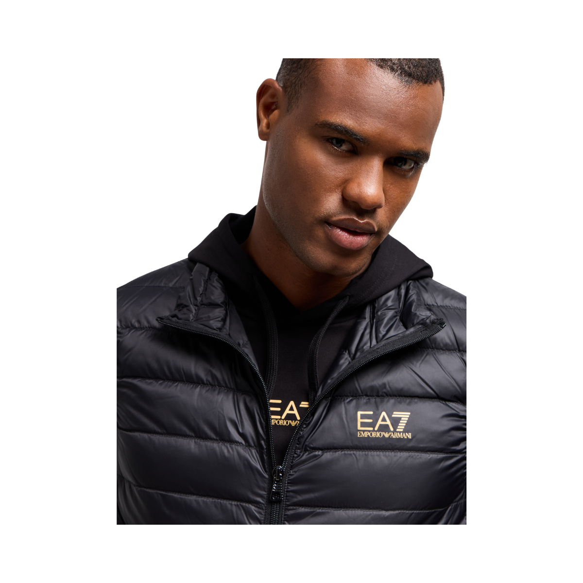 Train Core Down Waistcoat - Black