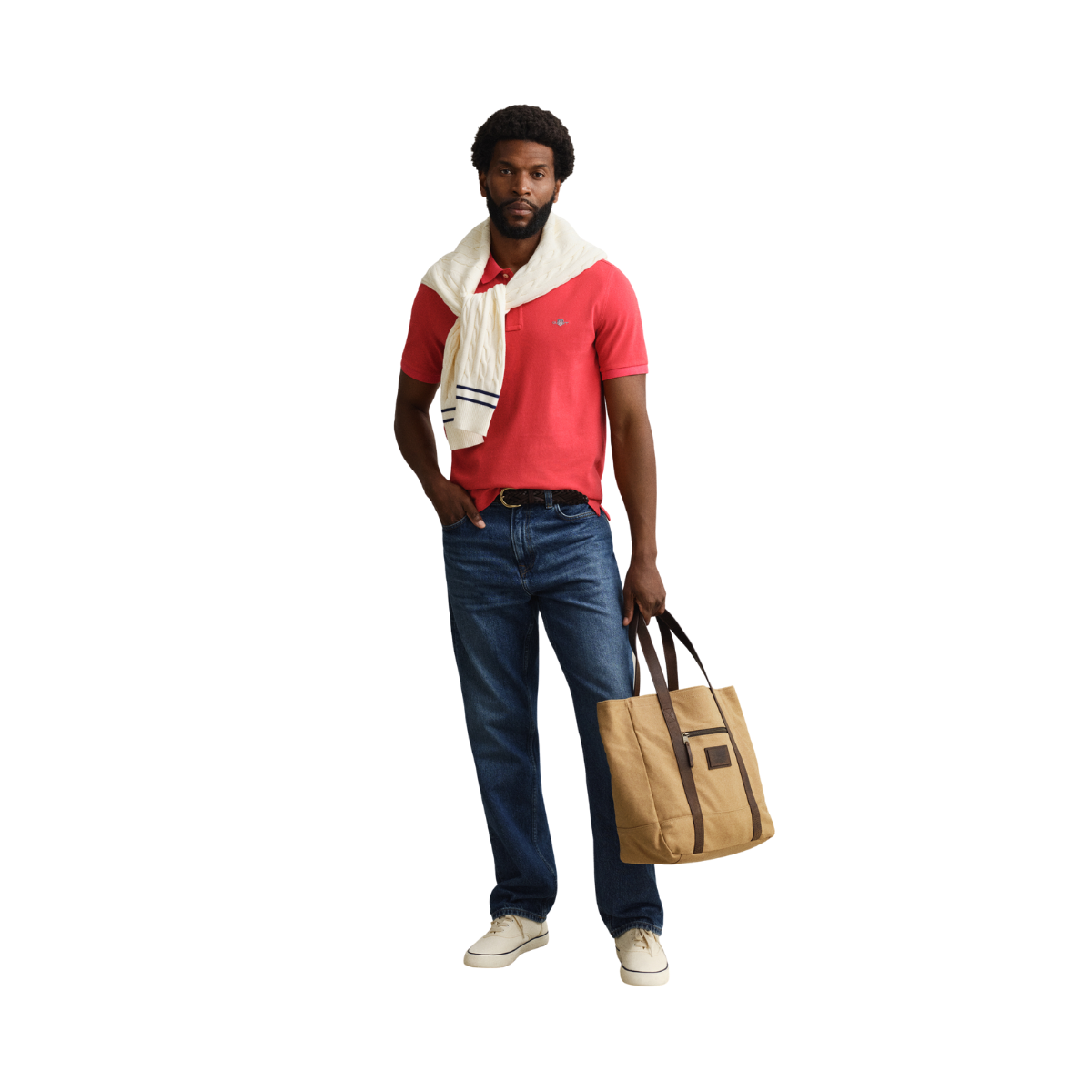 Shield SS Pique Polo - Rose Red