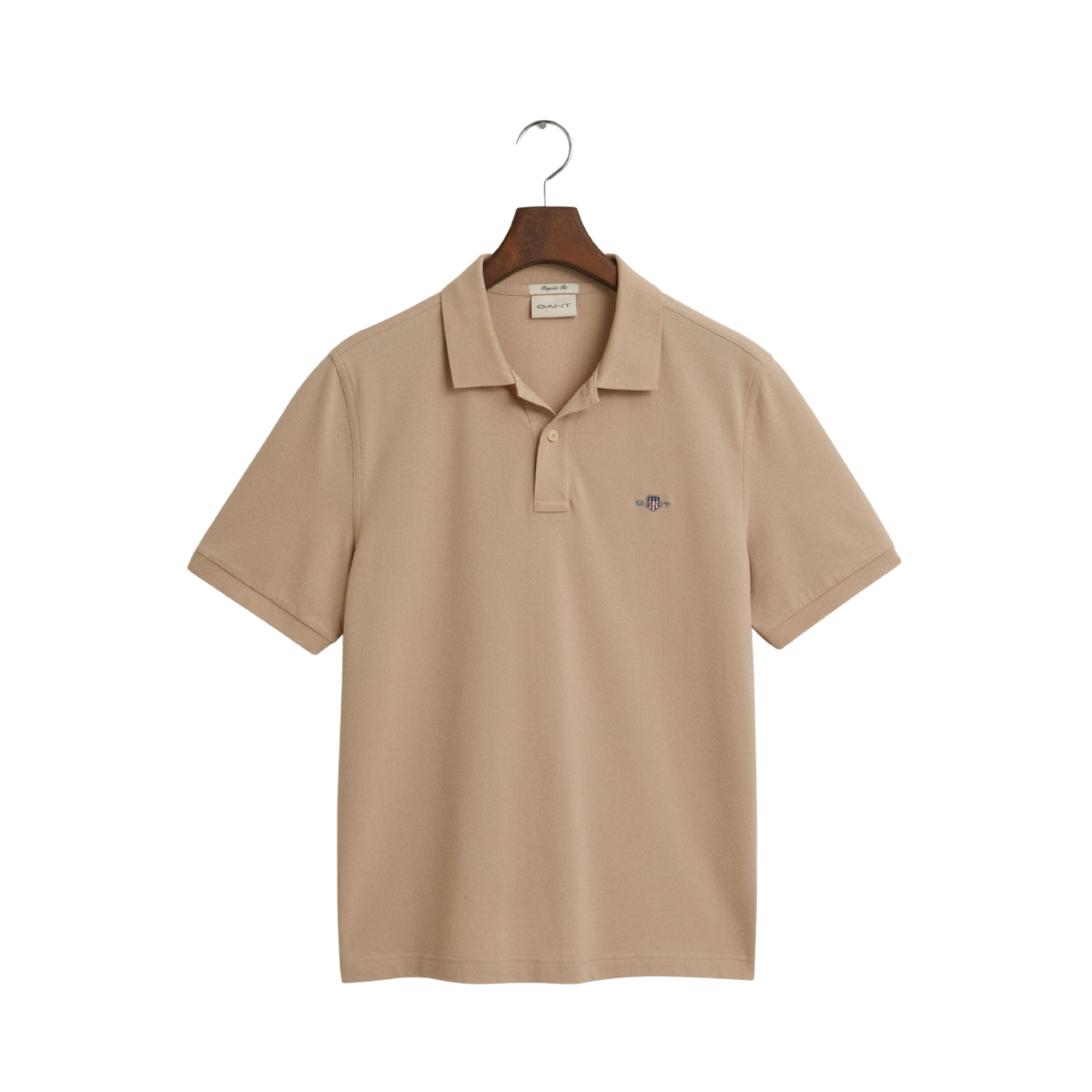 Shield SS Pique Polo - Dry Sand