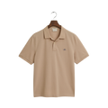 Shield SS Pique Polo - Dry Sand