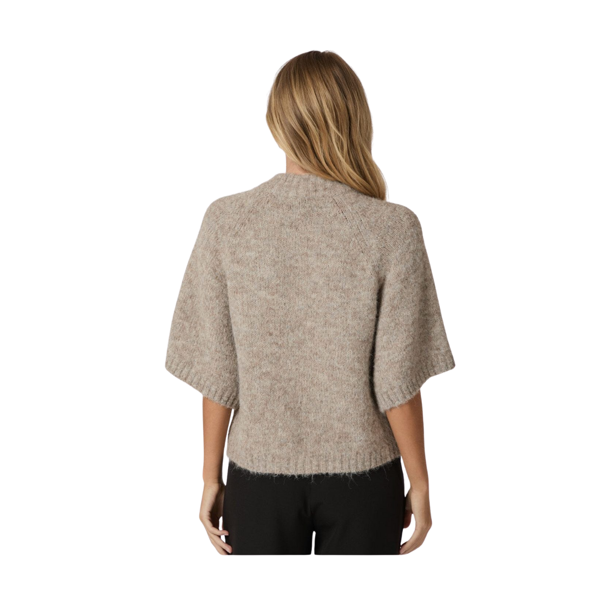 Benuta Fluffy Knit Cardigan - 976 Beige Melange