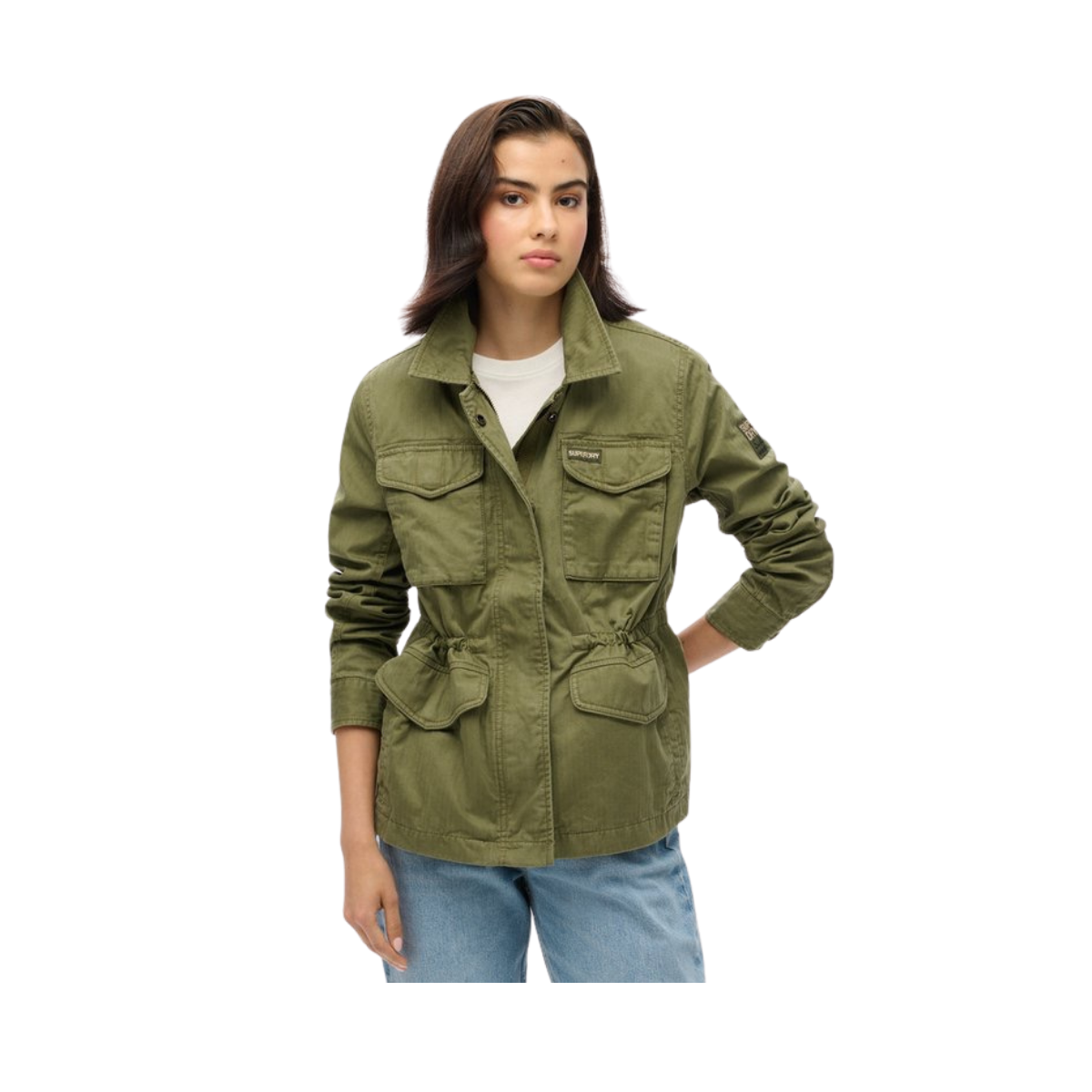 Military M65 Lined Jacket - Burnt Olive