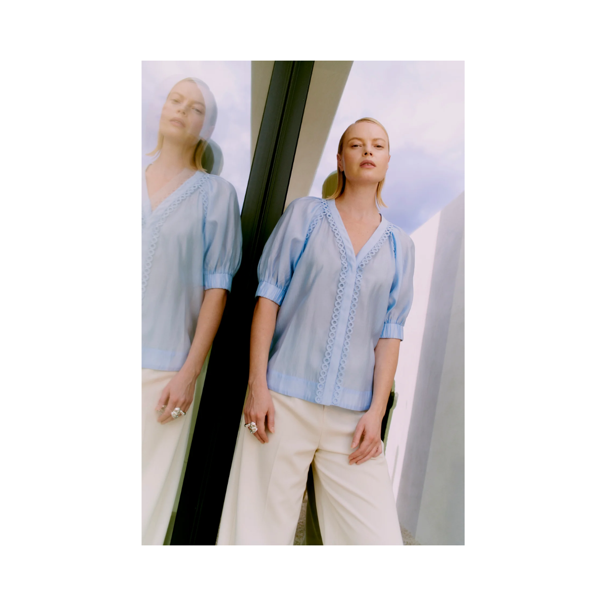 CMMOLLY-SHIRT - Cashmere Blue