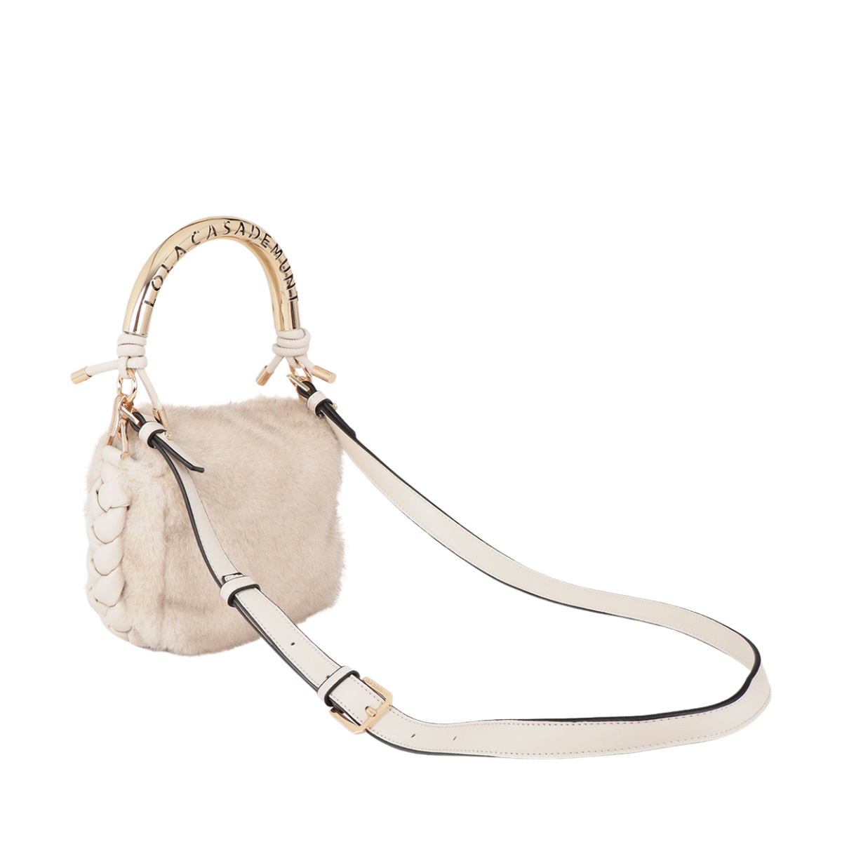 Small 1981 Hair Shoulder Bag - Ecru