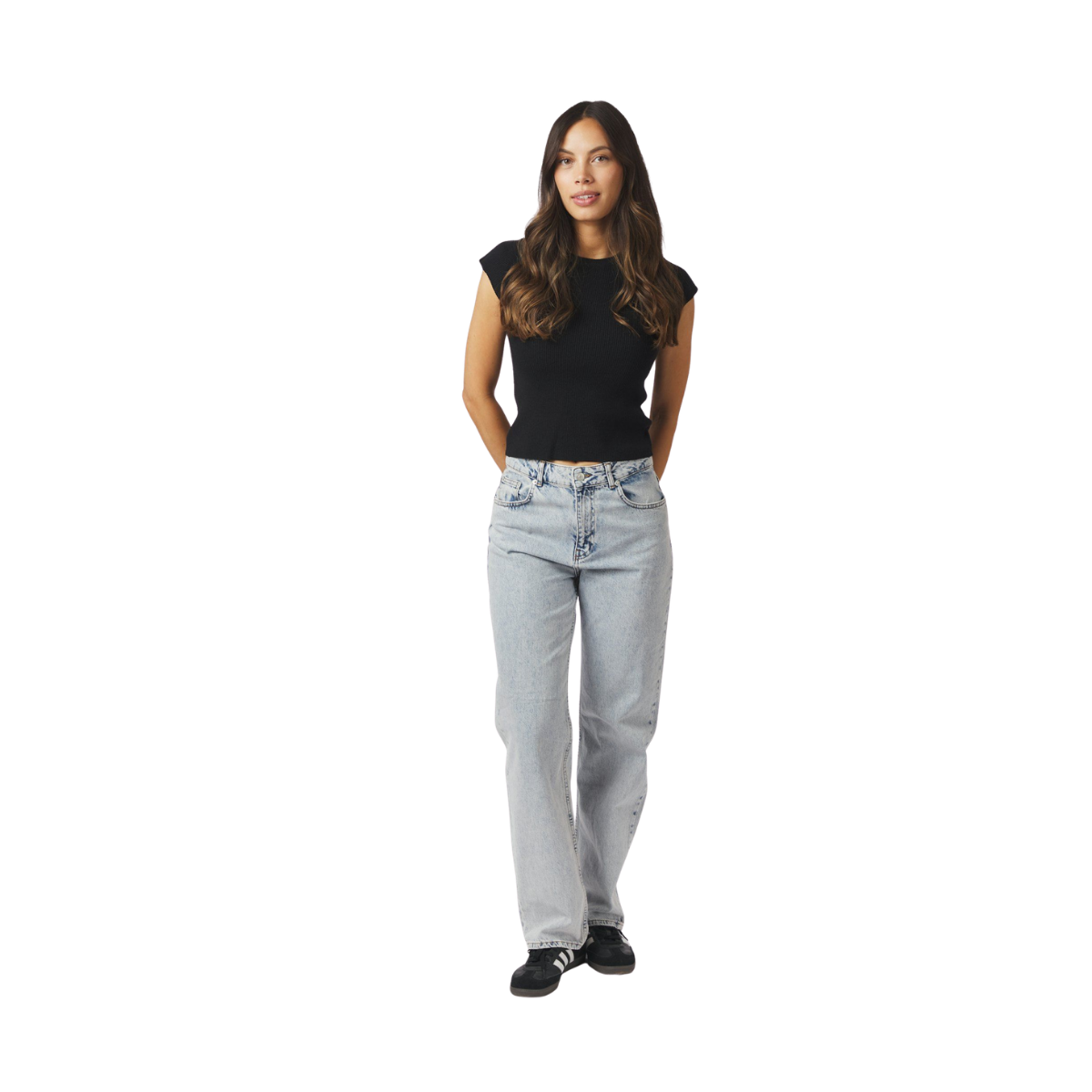 Simona D Pants - Smoke Blue