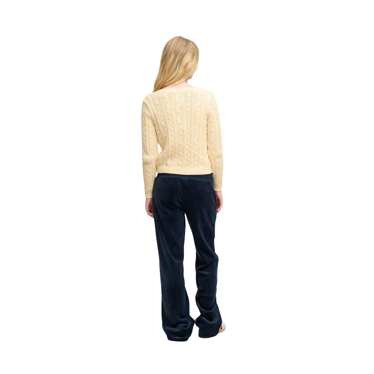 Drop Needle Velour Jogger - 49P Darkest Navy