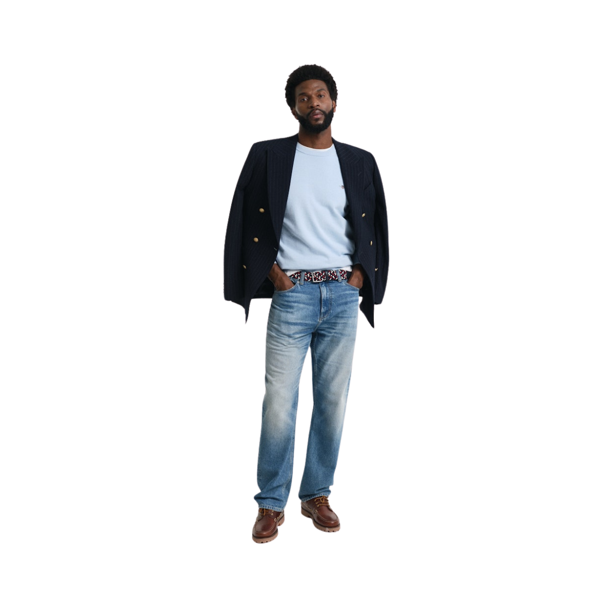 Classic Cotton C-Neck - Fresh Blue