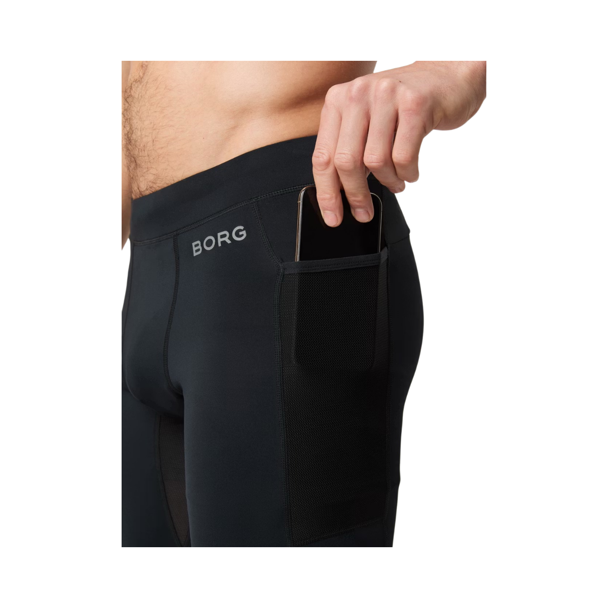 Borg Performance Short Tights - Black Beauty
