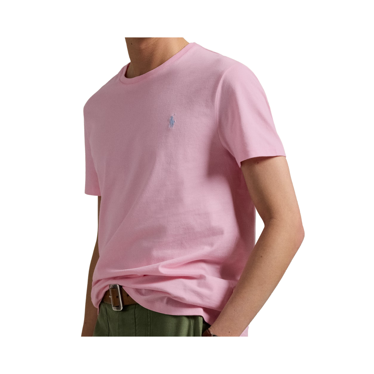 Classic Fit Crewneck T-Shirt - Bath Pink