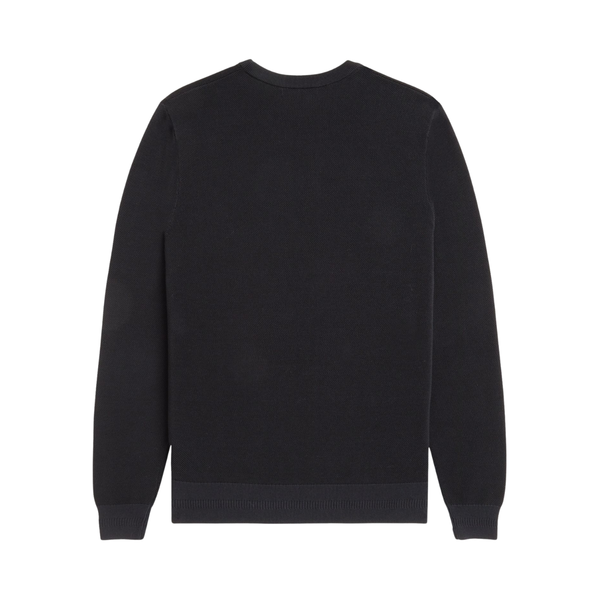 Pique Stitch Jumper - Black