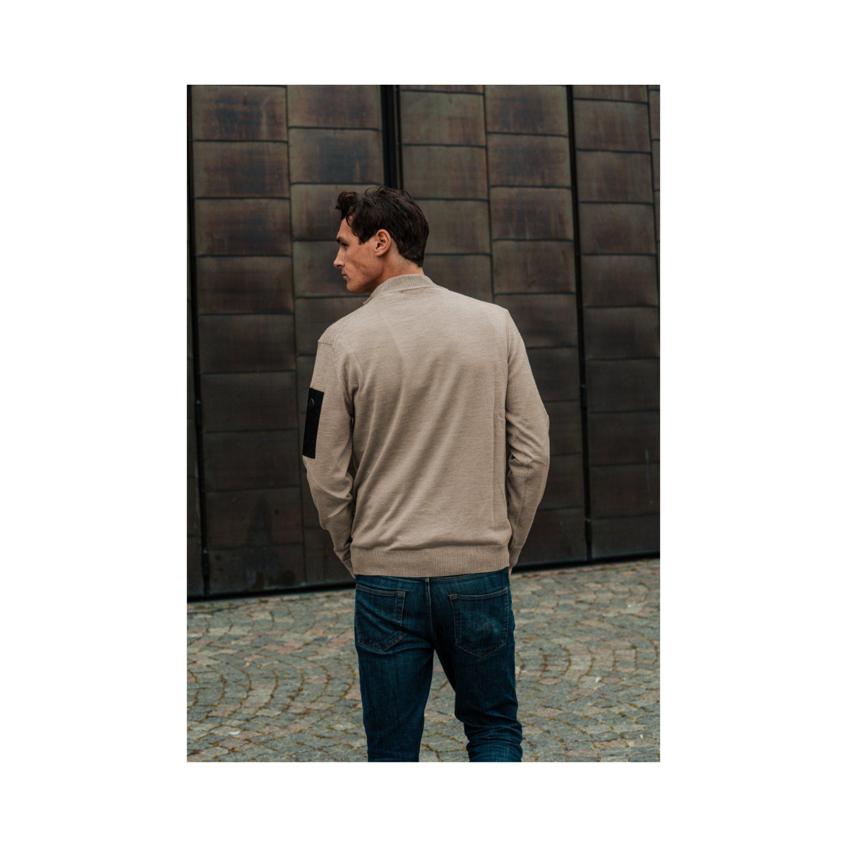 Lucca 1/2 Zip - Bambu