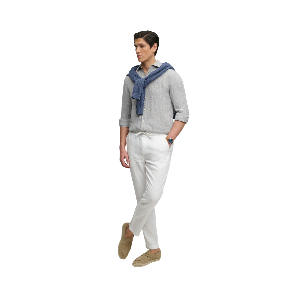 Merchant Linen Pant - Optic