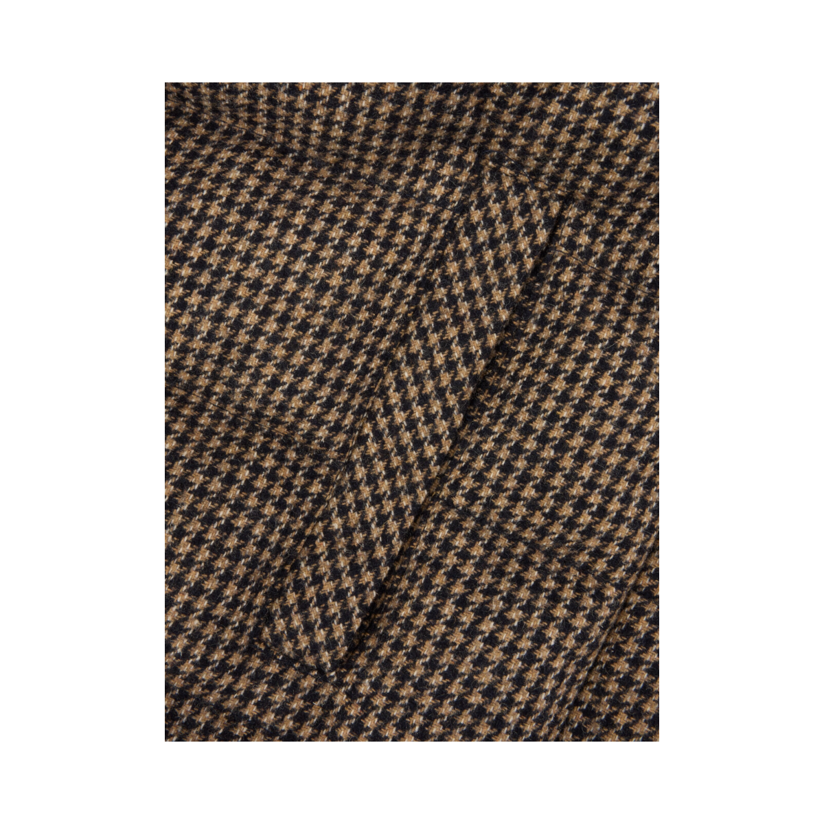 Vest Buttoned Padded Wool - Navy Pattern