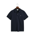 Shield SS Pique Polo - Evening Blue