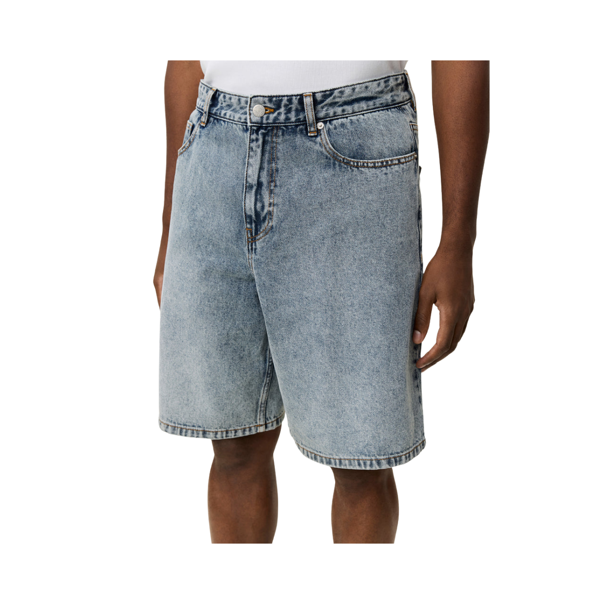 Ryder Ice Blue Denim Shorts - Light Ice Blue Wash