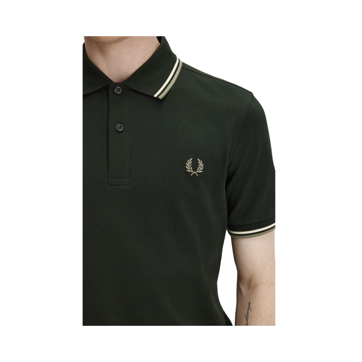 Twin Tipped FP Shirt - Night Green/ Light Ecru/ Olive Mint