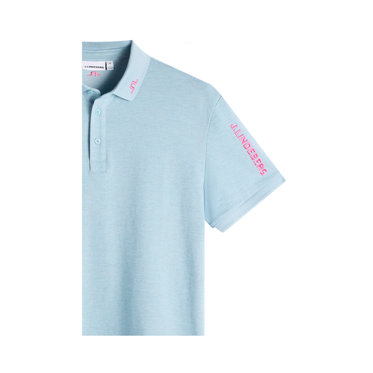Tour Tech Pique Polo - Forget-Me-Not Melange
