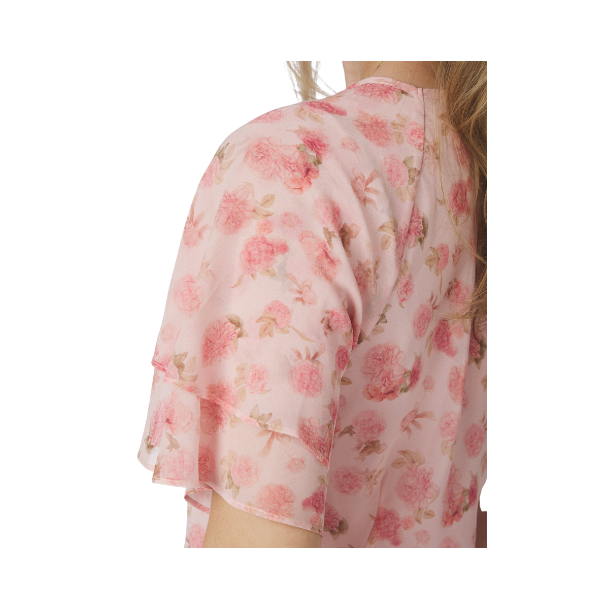 Celesse Flower Fade Dress - Light Pink