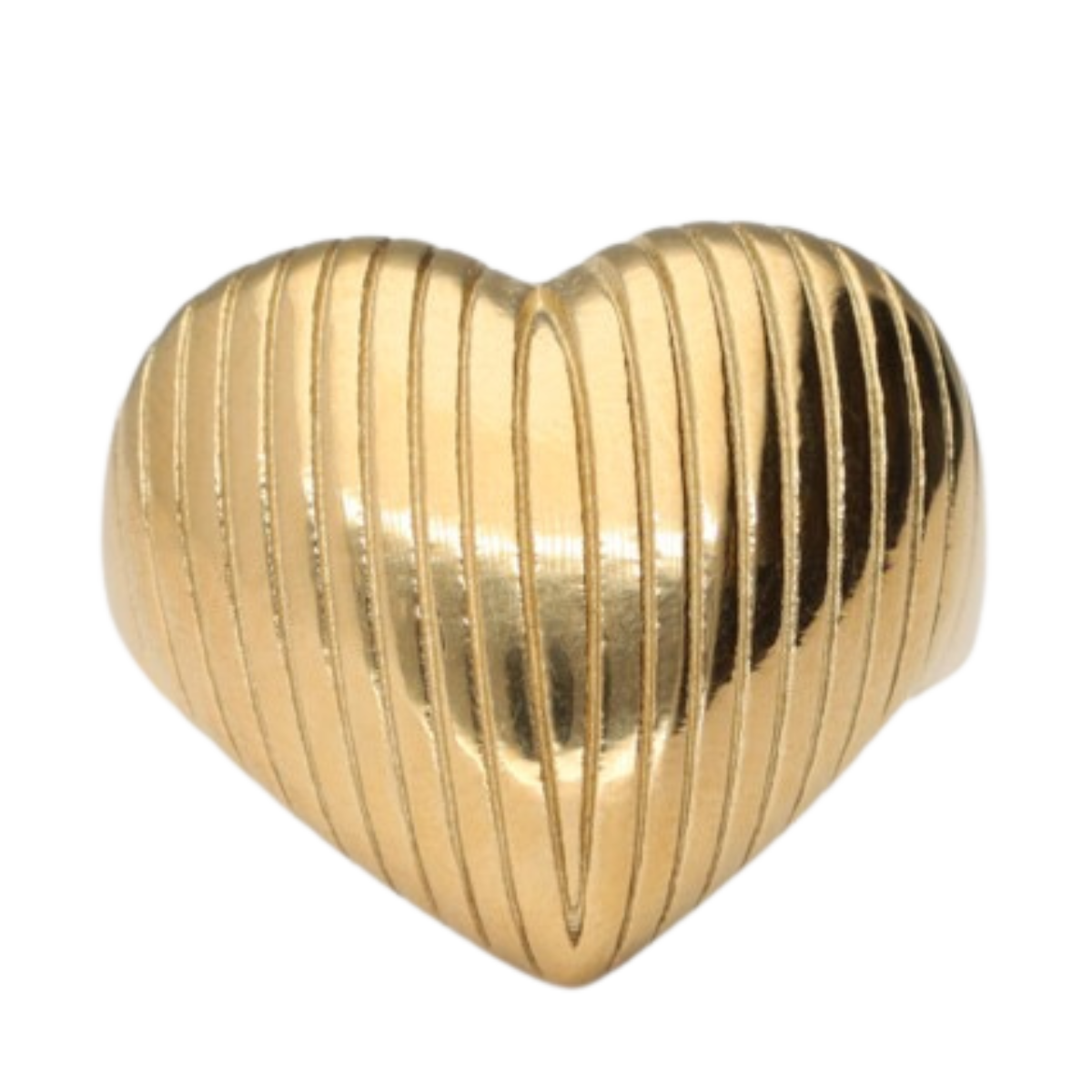 Ring stripe heart OS - 1200 Gold