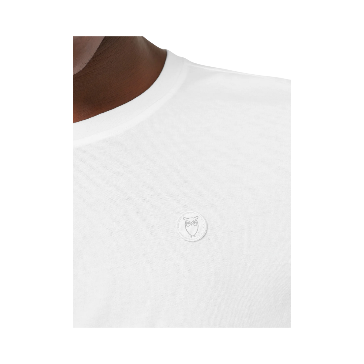 Loke Badge tee - Bright White
