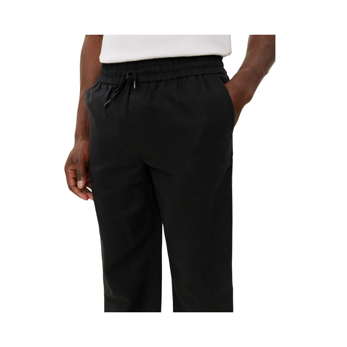 Patrick Linen Pants - Black