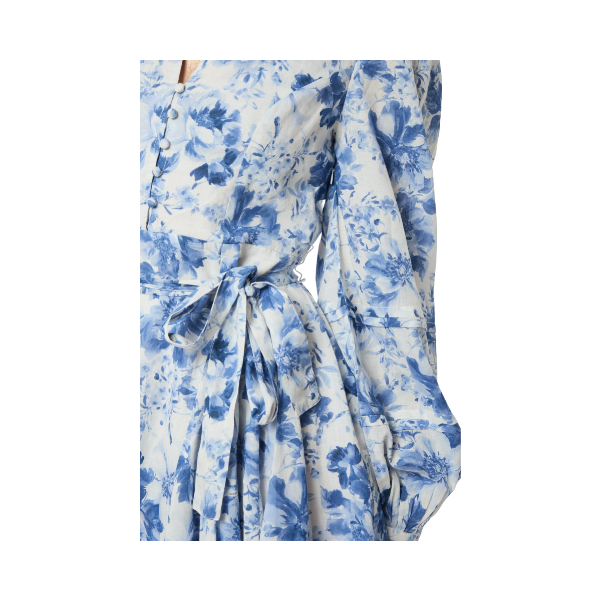 Marise Print Dress - Light Blue