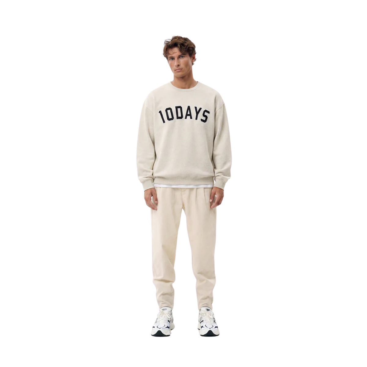 Statement SWEATER - Soft white melee
