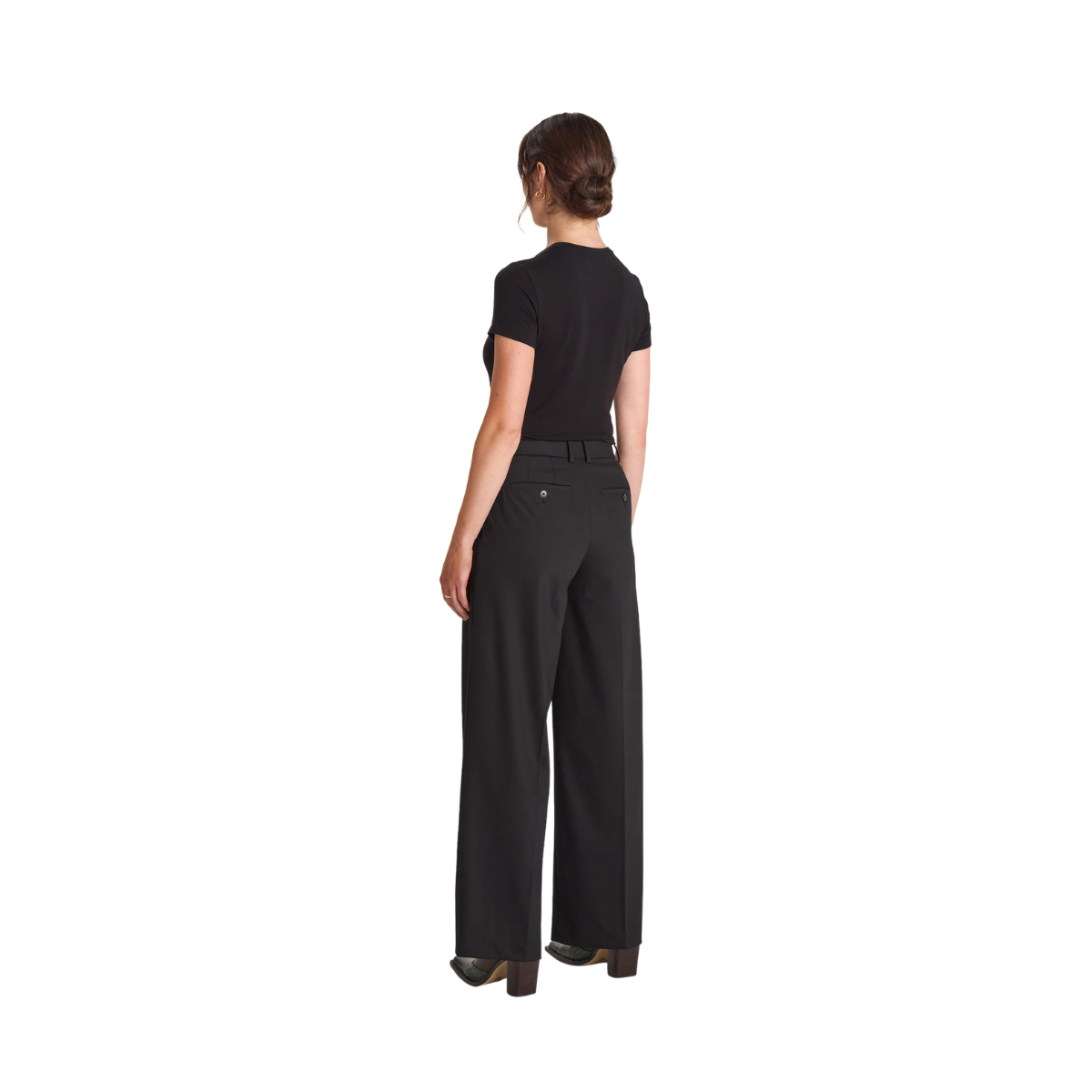 Crew-Neck Lyocell - Black