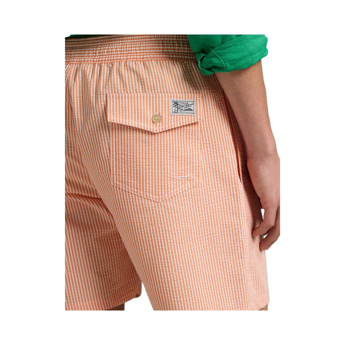 Traveler Mid Trunk - Classic Peach Seersucker