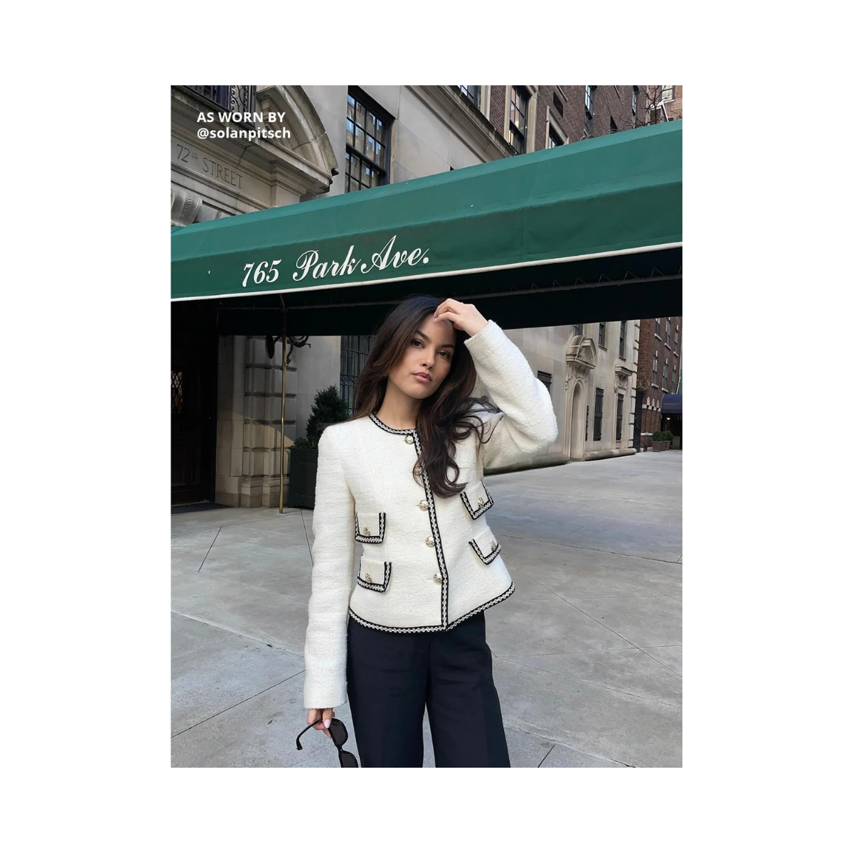 Lesley blazer - Chalk White