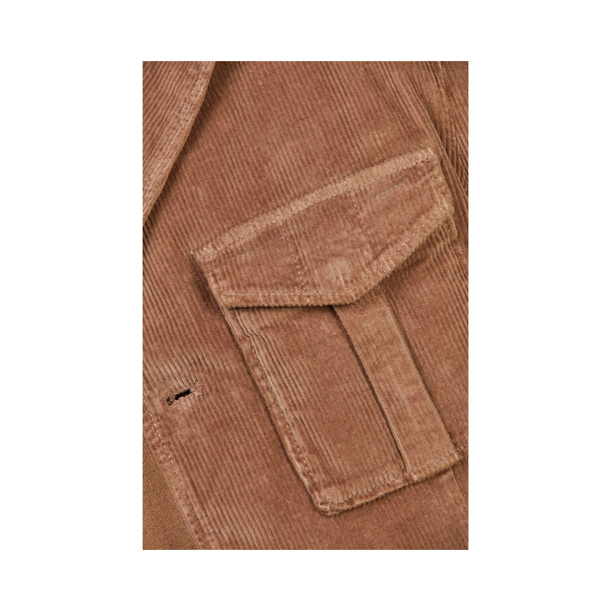 Duca Cord Safari Jacket - Dark Beige