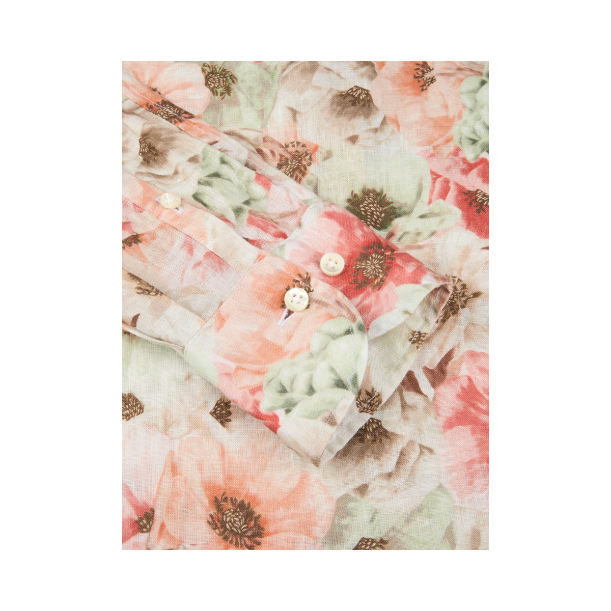 Siri Shirt - Light Orange Pattern