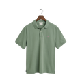 Shield SS Pique Polo - Kalamata Green