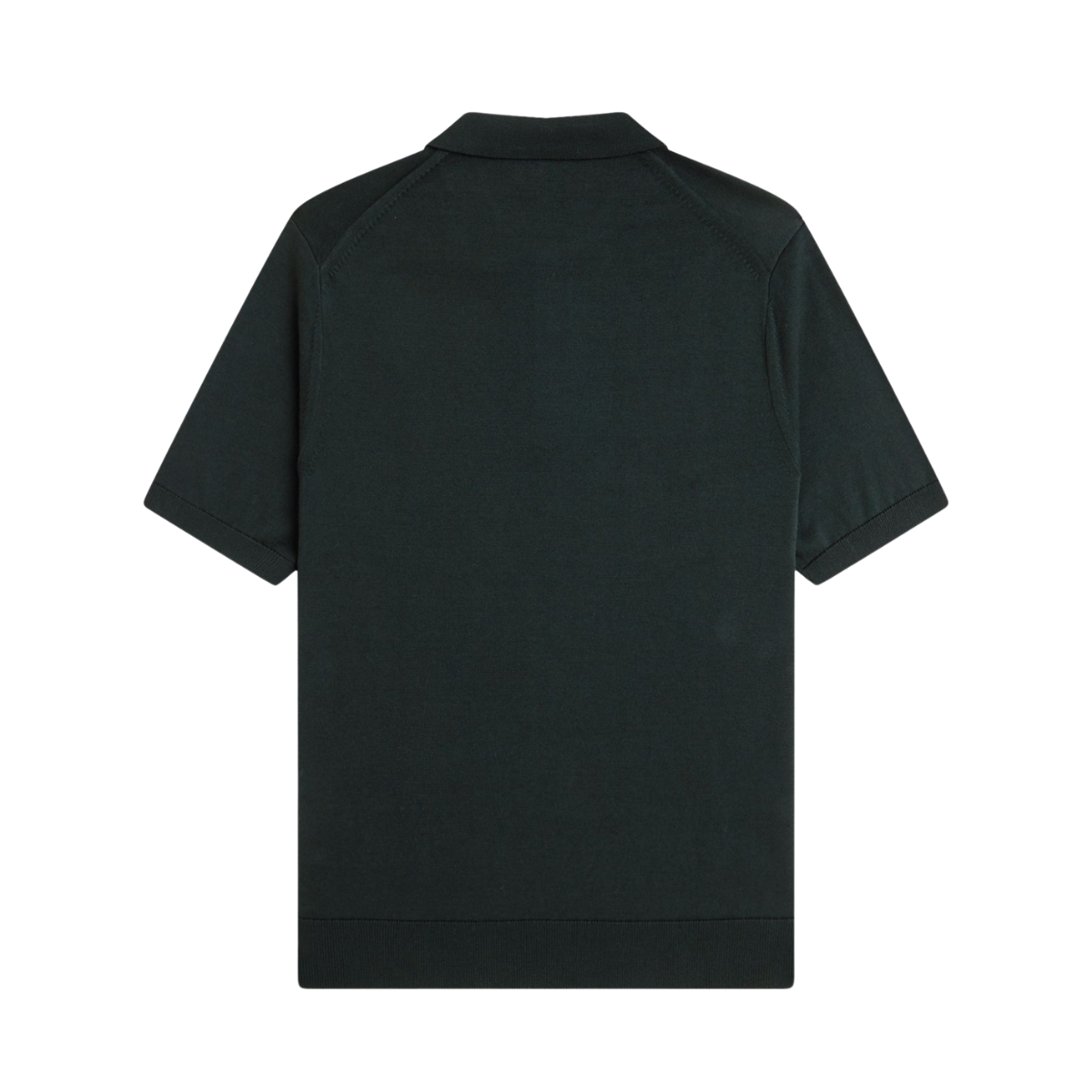Cotton Knitted Shirt - Night Green