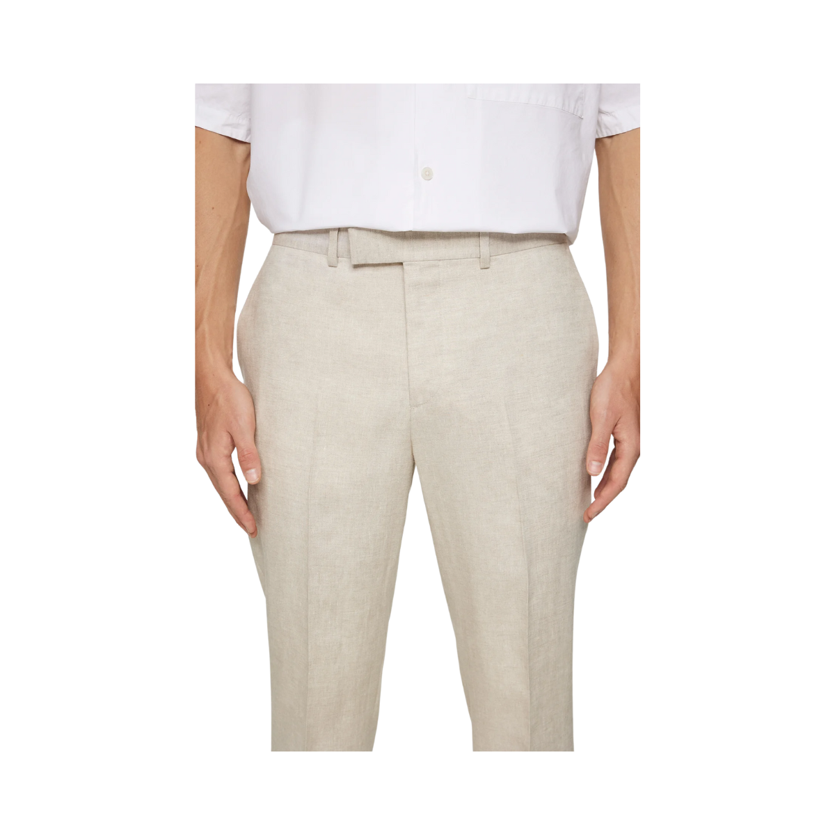 Grant Super Linen Pants - Moonbeam