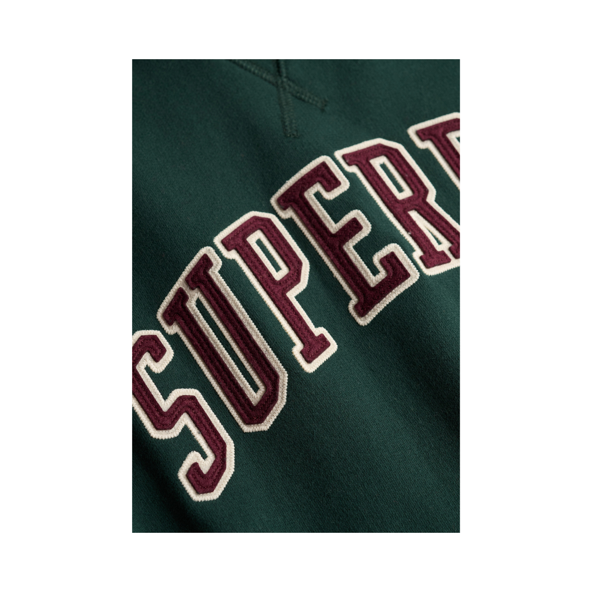 Athletic Applique Relaxed Crew - 27E Enamel Green
